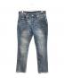 TRUE RELIGION（トゥルー レリジョン）の古着「BIG T FLAP STRAIGHT」｜インディゴ