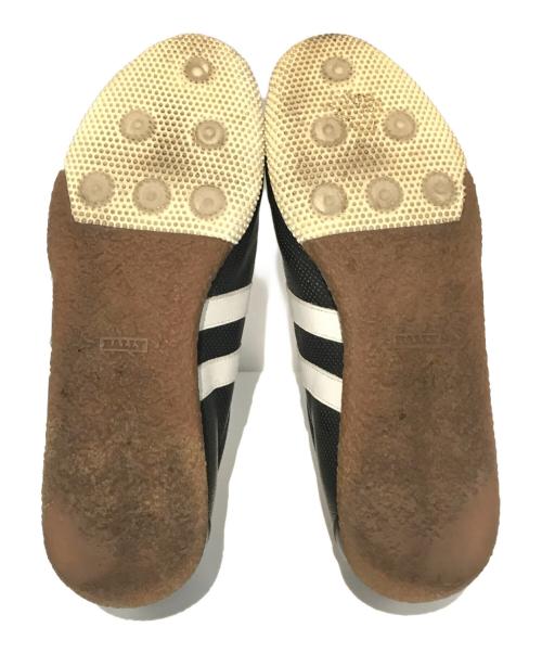 BALLY（バリー）BALLY (バリー) パンチングレザースニーカー ブラック サイズ:9の古着・服飾アイテム