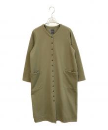 lelill（レリル）の古着「多重ボタンスウェットワンピース」｜グリーン