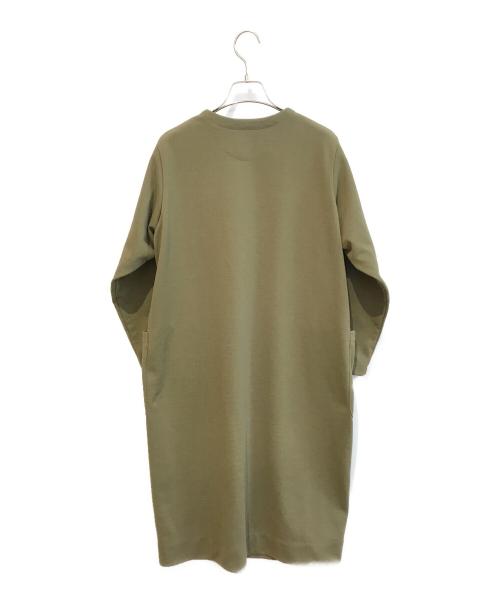 lelill（レリル）lelill (レリル) 多重ボタンスウェットワンピース グリーン サイズ:Ｍの古着・服飾アイテム