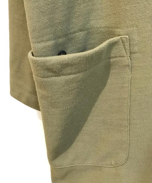 lelill（レリル）lelill (レリル) 多重ボタンスウェットワンピース グリーン サイズ:Ｍの古着・服飾アイテム
