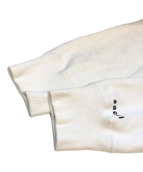 sacai（サカイ）sacai (サカイ) TRANsition Hoodie ホワイト サイズ:3の古着・服飾アイテム