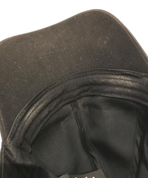 BALENCIAGA（バレンシアガ）BALENCIAGA (バレンシアガ) バイザーロゴキャップ ブラックの古着・服飾アイテム