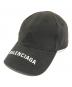 BALENCIAGA（バレンシアガ）の古着「バイザーロゴキャップ」｜ブラック