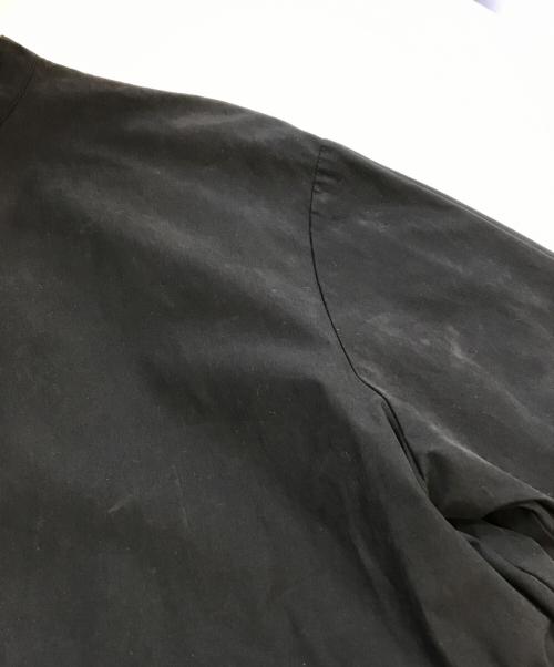 UNITED ARROWS（ユナイテッドアローズ）UNITED ARROWS (ユナイテッドアローズ) パールモチーフ ギャザー ブラウス ブラック サイズ:Ｓの古着・服飾アイテム