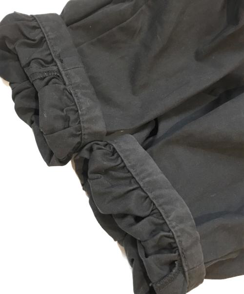 UNITED ARROWS（ユナイテッドアローズ）UNITED ARROWS (ユナイテッドアローズ) パールモチーフ ギャザー ブラウス ブラック サイズ:Ｓの古着・服飾アイテム