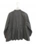 UNITED ARROWS (ユナイテッドアローズ) パールモチーフ ギャザー ブラウス ブラック サイズ:Ｓ：4000円
