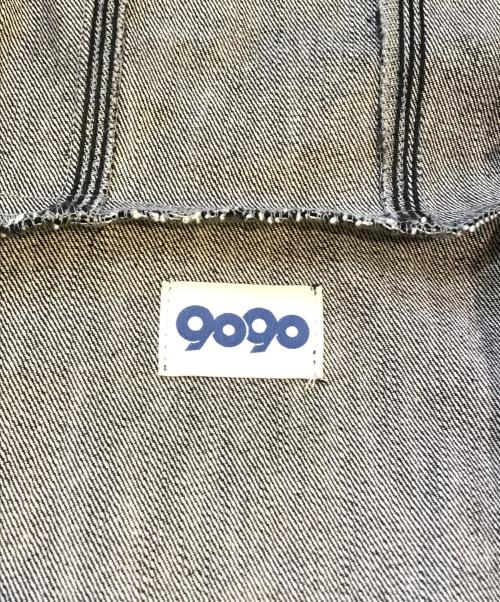 9090（9090）9090 (9090) Bone Rigid Denim Zip Hoodie　NN2082 ブラック サイズ:Ｌの古着・服飾アイテム