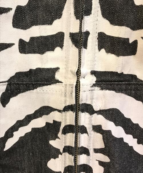 9090（9090）9090 (9090) Bone Rigid Denim Zip Hoodie　NN2082 ブラック サイズ:Ｌの古着・服飾アイテム