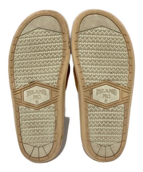 ISLAND SLIPPER（アイランドスリッパ）ISLAND SLIPPER (アイランドスリッパ) サンダル ブラウン サイズ:Sの古着・服飾アイテム