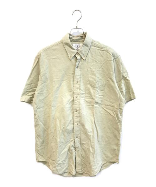 BROOKS BROTHERS（ブルックスブラザーズ）BROOKS BROTHERS (ブルックスブラザーズ) リネンブレンドシャツ 黄緑 サイズ:Ｌの古着・服飾アイテム