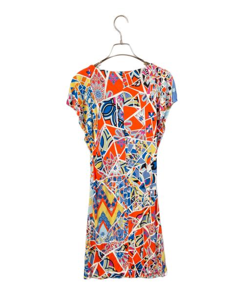 Emilio Pucci（エミリオ プッチ）Emilio Pucci (エミリオ プッチ) ワンピース オレンジ サイズ:36の古着・服飾アイテム