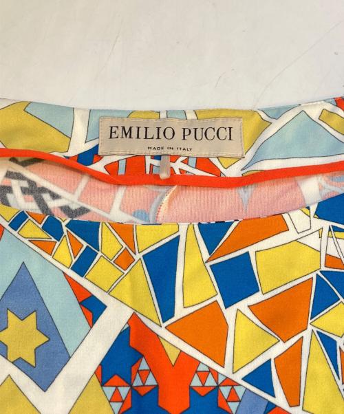 Emilio Pucci（エミリオ プッチ）Emilio Pucci (エミリオ プッチ) ワンピース オレンジ サイズ:36の古着・服飾アイテム