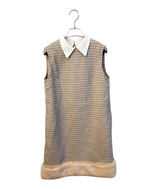 CELFORD（セルフォード）CELFORD (セルフォード) ワンピース　CWFD0225021 アイボリー サイズ:36の古着・服飾アイテム