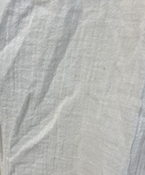 Pal'las Palace（パラスパレス）PAL'LAS PALACE (パラスパレス) ガーゼワッシャープルオーバーシャツ ホワイトの古着・服飾アイテム