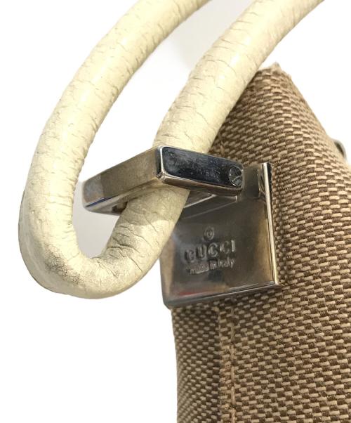 GUCCI（グッチ）GUCCI (グッチ) ワンショルダーバッグ アイボリー×ベージュの古着・服飾アイテム