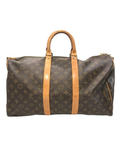 LOUIS VUITTON（ルイ ヴィトン）LOUIS VUITTON (ルイ ヴィトン) ボストンバッグ/トラベルバッグ/キーポル・バンドリエール45 ベージュの古着・服飾アイテム