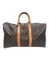 LOUIS VUITTON（ルイ ヴィトン）の古着「ボストンバッグ/トラベルバッグ/キーポル・バンドリエール45」｜ベージュ