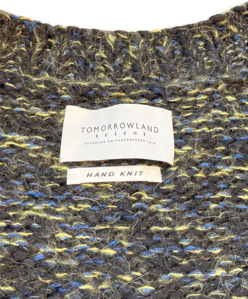 TOMORROW LAND（トゥモローランド）TOMORROW LAND (トゥモローランド) ミックスヤーン ボタンレスハンドニット ブラック サイズ:FREEの古着・服飾アイテム