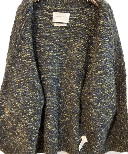 TOMORROW LAND（トゥモローランド）TOMORROW LAND (トゥモローランド) ミックスヤーン ボタンレスハンドニット ブラック サイズ:FREEの古着・服飾アイテム