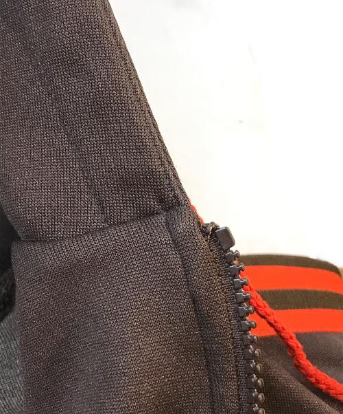 adidas（アディダス）adidas (アディダス) フーデットトラックジャケット AGC002 ブラウン サイズ:2XLの古着・服飾アイテム