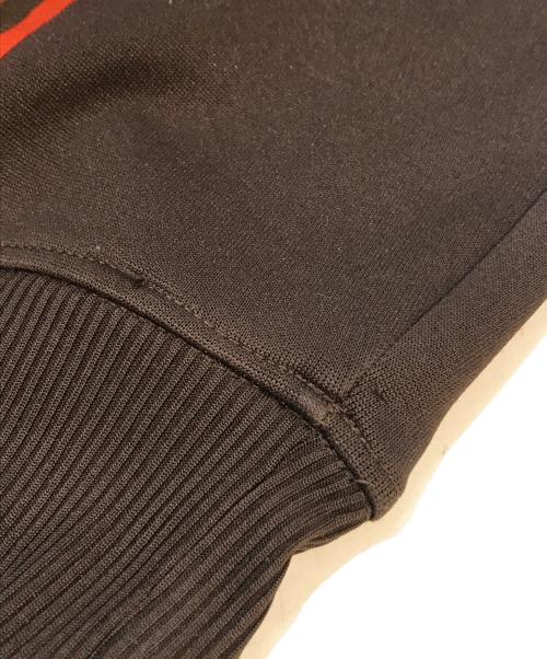 adidas（アディダス）adidas (アディダス) フーデットトラックジャケット AGC002 ブラウン サイズ:2XLの古着・服飾アイテム
