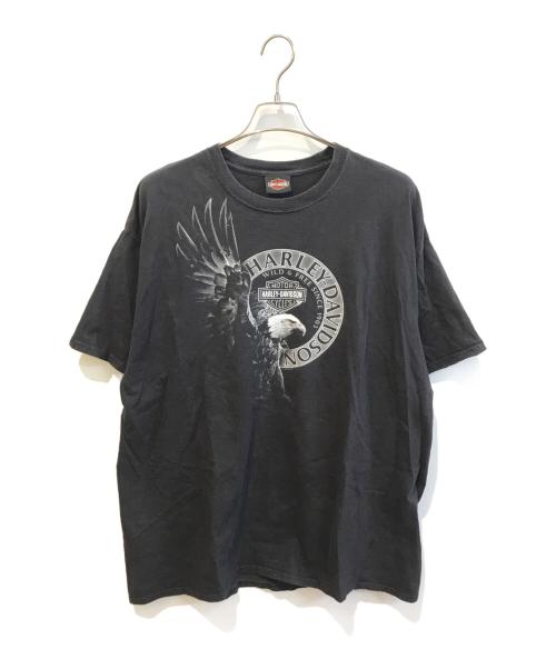 HARLEY-DAVIDSON（ハーレーダビッドソン）HARLEY-DAVIDSON (ハーレーダビッドソン) プリントTシャツ ブラック サイズ:2XLの古着・服飾アイテム
