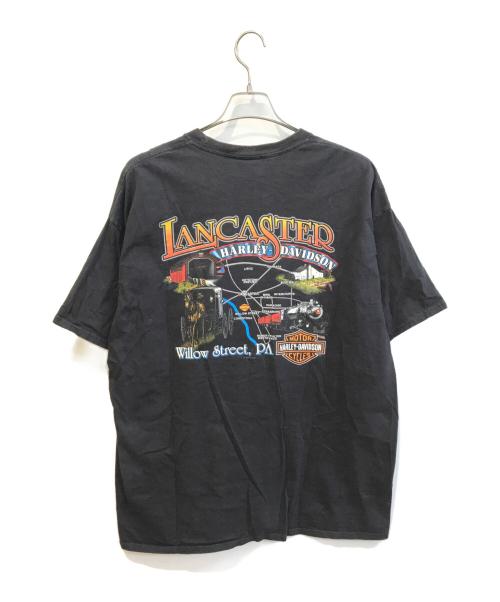 HARLEY-DAVIDSON（ハーレーダビッドソン）HARLEY-DAVIDSON (ハーレーダビッドソン) プリントTシャツ ブラック サイズ:2XLの古着・服飾アイテム