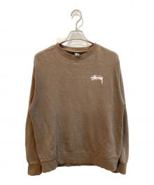 stussy（ステューシー）の古着「サークルロゴスウェット」｜カーキ