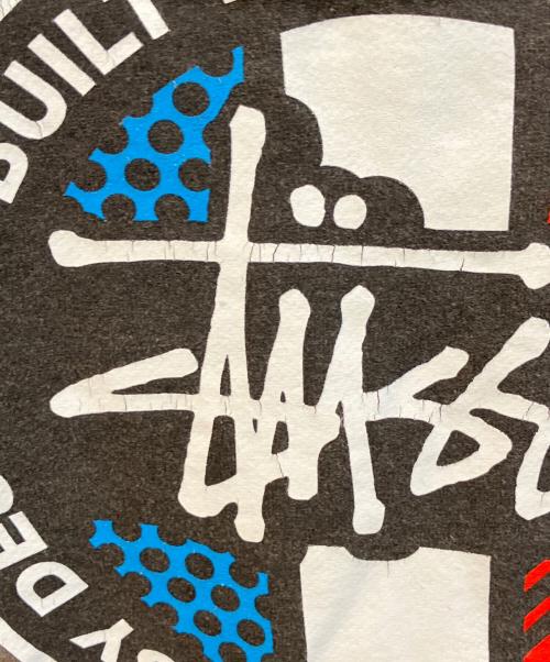 stussy（ステューシー）stussy (ステューシー) サークルロゴスウェット カーキ サイズ:MEDIUMの古着・服飾アイテム
