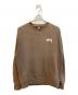 stussy（ステューシー）の古着「サークルロゴスウェット」｜カーキ