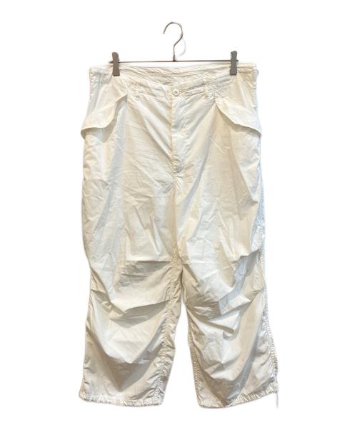 Graphpaper（グラフペーパー）Graphpaper (グラフペーパー) Garment Dyed Poplin Millitary Pants　GU221-40064 ホワイト サイズ:Mの古着・服飾アイテム