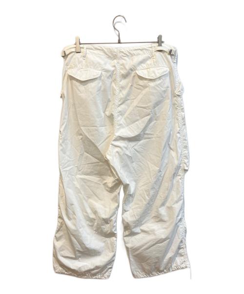 Graphpaper（グラフペーパー）Graphpaper (グラフペーパー) Garment Dyed Poplin Millitary Pants　GU221-40064 ホワイト サイズ:Mの古着・服飾アイテム