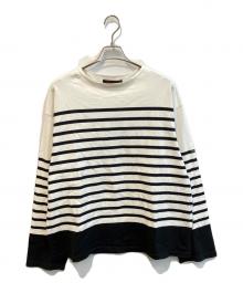 OUTIL（ウティ）の古着「バスクシャツ」｜ホワイト×ブラック
