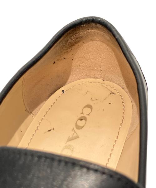 COACH（コーチ）COACH (コーチ) ルーシーローファー ブラック サイズ:US7Cの古着・服飾アイテム