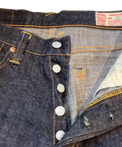 EVISU（エヴィス）EVISU (エヴィス) カスタムペイントデニムパンツ インディゴ サイズ:32の古着・服飾アイテム