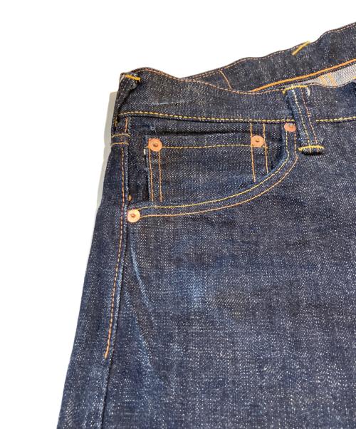 EVISU（エヴィス）EVISU (エヴィス) カスタムペイントデニムパンツ インディゴ サイズ:32の古着・服飾アイテム