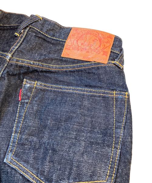 EVISU（エヴィス）EVISU (エヴィス) カスタムペイントデニムパンツ インディゴ サイズ:32の古着・服飾アイテム