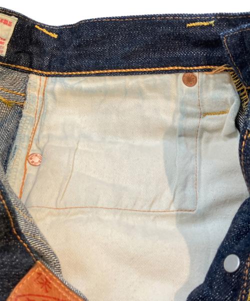 EVISU（エヴィス）EVISU (エヴィス) カスタムペイントデニムパンツ インディゴ サイズ:32の古着・服飾アイテム