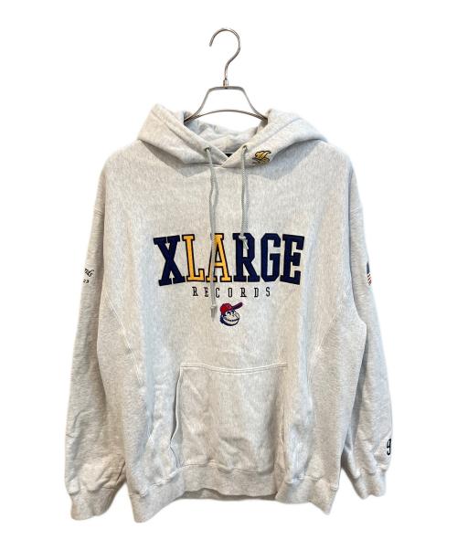 X-LARGE（エクストララージ）X-LARGE (エクストララージ) XLラベル スーブニール フーデッドスウェット　101233012031 グレー サイズ:Lの古着・服飾アイテム