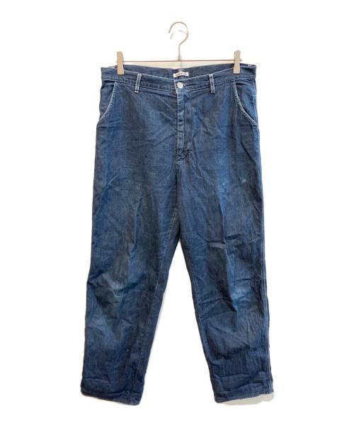 AURALEE（オーラリー）AURALEE (オーラリー) デニムパンツ/HARD TWIST LIGHT DENIM PANTS A21SP02LD インディゴ サイズ:5の古着・服飾アイテム