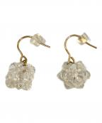 ageteアガット）の古着「クリスタルピアス」｜ゴールド