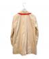 MARY QUANT (マリークヮント) ステンカラーコート ベージュ×オレンジ サイズ:M：8000円