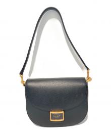 Kate Spade（ケイトスペード）の古着「ケイティコンバーチブル サドル バッグ」｜ブラック