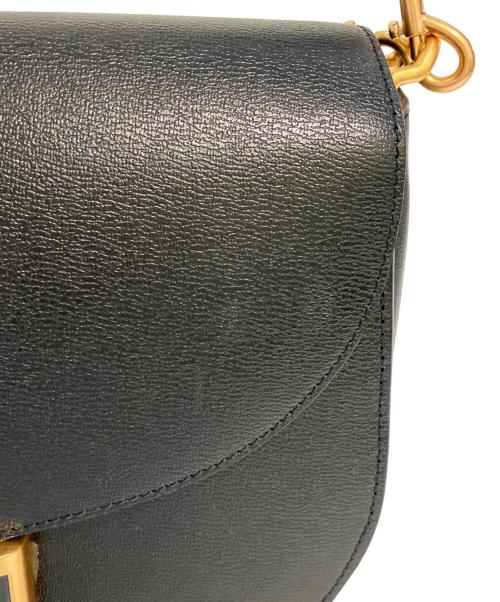 Kate Spade（ケイトスペード）Kate Spade (ケイトスペード) ケイティコンバーチブル サドル バッグ ブラックの古着・服飾アイテム