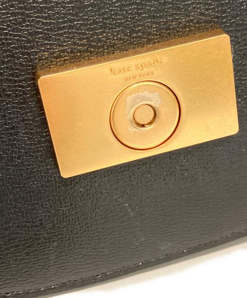Kate Spade（ケイトスペード）Kate Spade (ケイトスペード) ケイティコンバーチブル サドル バッグ ブラックの古着・服飾アイテム