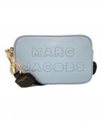 MARC JACOBSマークジェイコブス）の古着「ショルダーバッグ/FLASH LEATHER CROSS BODY」｜スカイブルー
