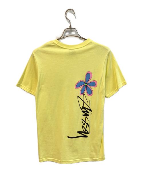 stussy（ステューシー）stussy (ステューシー) プリントTシャツ イエロー サイズ:Sの古着・服飾アイテム