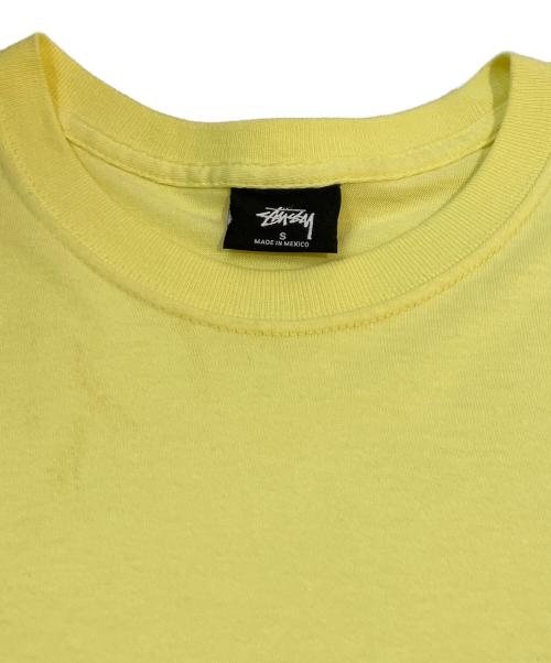 stussy（ステューシー）stussy (ステューシー) プリントTシャツ イエロー サイズ:Sの古着・服飾アイテム