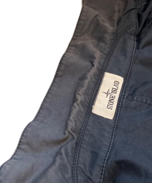 STONE ISLAND（ストーンアイランド）STONE ISLAND (ストーンアイランド) ジップアップシャツジャケット ブラック サイズ:Lの古着・服飾アイテム